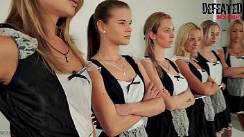 Sexo em grupo com 6 mulheres do ensino médio mutuamente satisfatórias