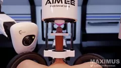 play Máquina de IA ordeña una polla llena de semen en una animación caliente