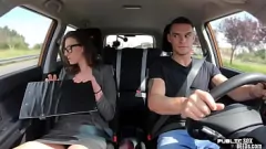play Busty Driving Tutor Gets Public Sex Session with Student Driver