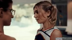 play MILF Cory Chase Shares Her Cheerleader Teen in a Threesome with Stirling Cooper